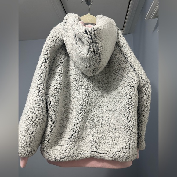 Justice Girls Reversible Sherpa Jacket - Picture 2 of 8